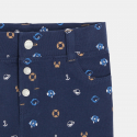 Obaibi Short maille piquΓ©e univers marin bleu bΓ©bΓ© garΓ§on