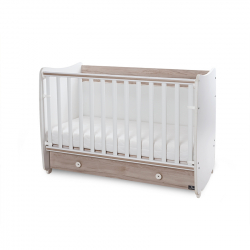Πολυμορφικό κρεβάτι Lorelli® Dream White - Light Oak 70x140 cm