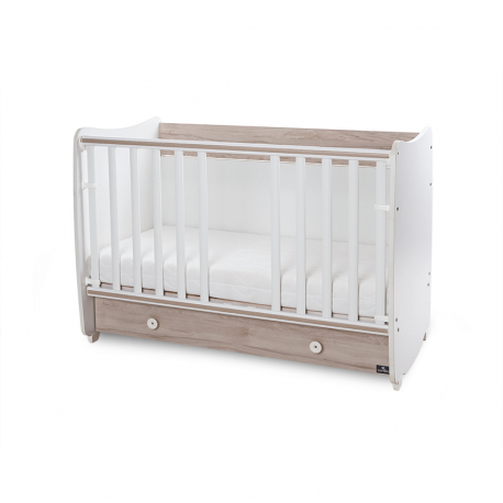 Πολυμορφικό κρεβάτι Lorelli® Dream White - Light Oak 70x140 cm