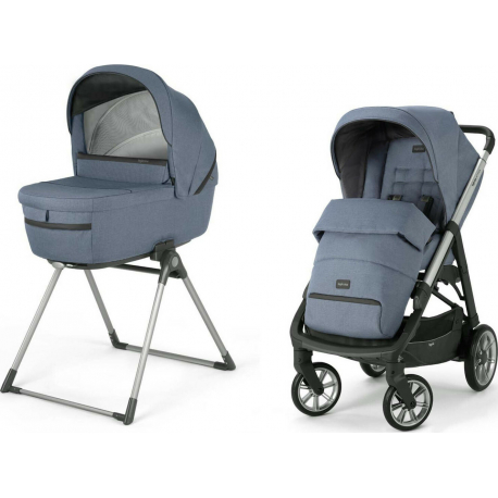 Σύστημα μεταφοράς Inglesina Aptica System Duo Alaska Blue - Chassis Grafite