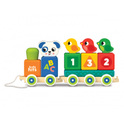 Ξύλινο παιχνίδι στοίβαξης Kids Hits Τρένο
