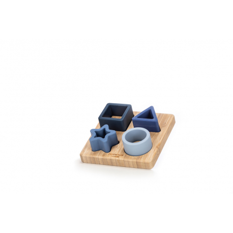 Σχήματα σε ξύλινη βάση Free2Play by FreeON® Μπλε