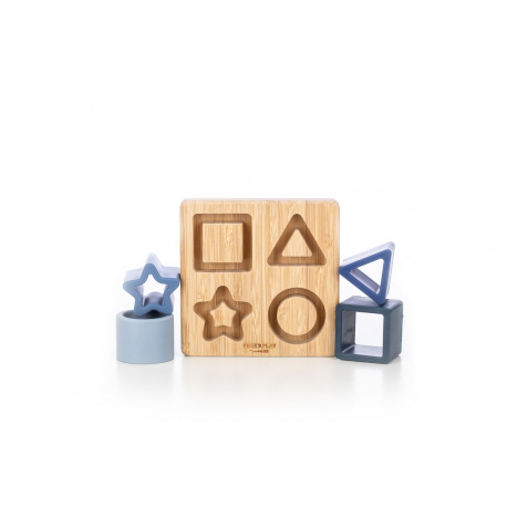 Σχήματα σε ξύλινη βάση Free2Play by FreeON® Μπλε