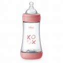 Μπιμπερό Chicco Perfect 5 240ml Ροζ 2m+ (1τμχ)