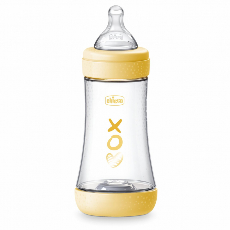 Μπιμπερό Chicco Perfect 5 240ml Κίτρινο 2m+ (1τμχ)