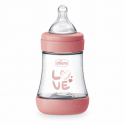Μπιμπερό Chicco Perfect 5 150ml Ροζ 0m+ (1τμχ)