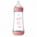 Μπιμπερό Chicco Perfect 5 300ml Ροζ 4m+ (1τμχ)