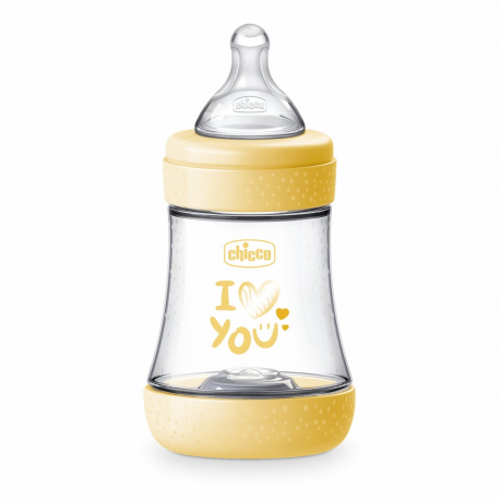 Μπιμπερό Chicco Perfect 5 150ml Κίτρινο 0m+ (1τμχ)