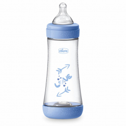 Μπιμπερό Chicco Perfect 5 300ml Σιέλ 4m+ (1τμχ)