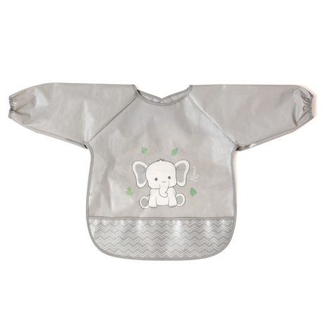 Ποδιά αδιάβροχη με μανίκια Kiokids® Little Elephant