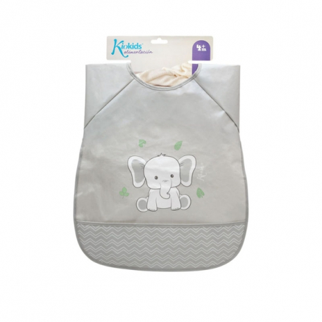 Ποδιά αδιάβροχη με μανίκια Kiokids® Little Elephant