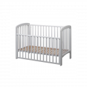 Κούνια Troll Nursery Basic Lux Natural με κάγκελο που κατεβαίνει χωρίς ροδάκια