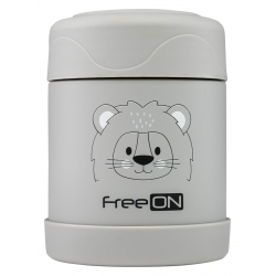 Θερμός φαγητού FreeON® 350ml Lion Grey