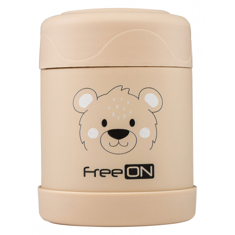 Θερμός φαγητού FreeON® 350ml Bear Beige