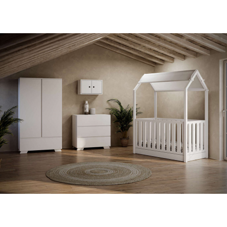 Βρεφική Συρταριέρα Casababy La Maison Λευκό