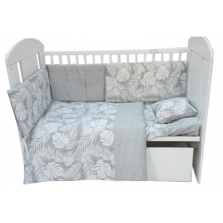 Πάπλωμα κρεβατιού Nona Bebe Tropical Grey