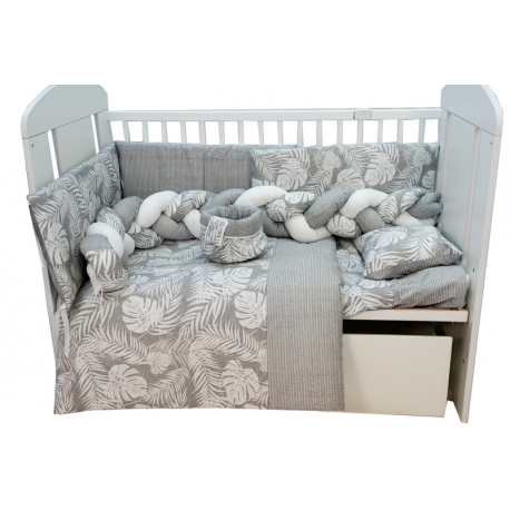 Πάπλωμα κρεβατιού Nona Bebe Tropical Grey