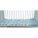 Σετ σεντόνια κρεβατιού Nona Bebe Tropical Aqua 110 x 160 cm