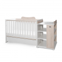 Πολυμορφικό κρεβάτι Lorelli® Multi White - Light Oak