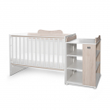 Πολυμορφικό κρεβάτι Lorelli® Multi White - Light Oak