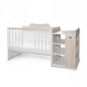 Πολυμορφικό κρεβάτι Lorelli® Multi White - Light Oak