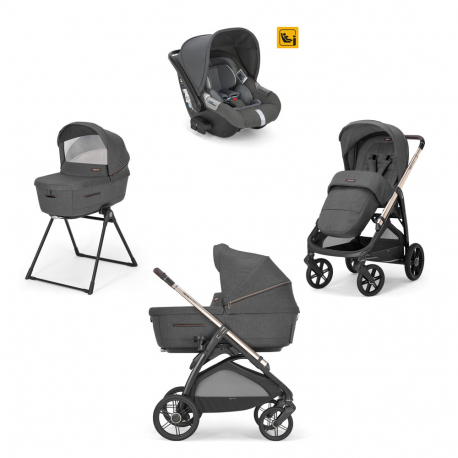 Σύστημα Inglesina Aptica Darwin System Quattro Velvet Grey - Chassis Palladio