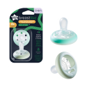 Πιπίλες νύχτας Tommee Tippee Night Time 0-6M Πράσινο, σετ των 2