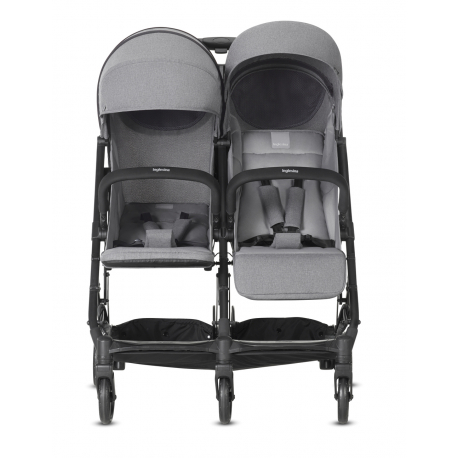 Καρότσι διδύμων Inglesina Twin Sketch Black Grey