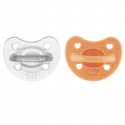 Πιπίλες Chicco όλο σιλικόνη PhysioForma® Soft Luxe Orange/Grey 6-16m, σετ των 2