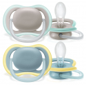 Πιπίλες Philips Avent Ultra Air 18m+ Beige/Dawn, σετ των 2 - SCF349/01