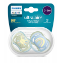 Πιπίλες Philips Avent Ultra Air 0-6m Boy, σετ των 2 - SCF085/58