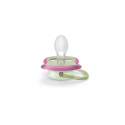 Πιπίλες νυκτός Philips Avent Ultra Air Night 0-6m Girl, σετ των 2 - SCF376/19