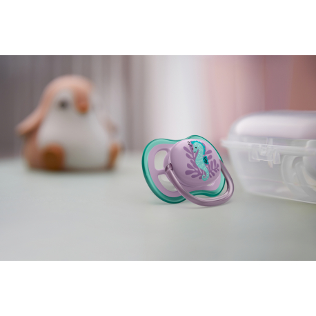 Πιπίλες Philips Avent Ultra Air 6-18m Girl, σετ των 2 - SCF085/61