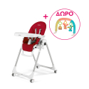 Καρέκλα φαγητού Peg Perego Prima Pappa Follow Me Fragola