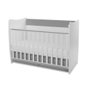 Βρεφικό κρεβάτι Lorelli® Matrix White - Stone Grey
