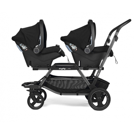 Βάση καροτσιού διδύμων Peg Perego Duette Piroet Silver - Black