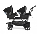 Βάση καροτσιού διδύμων Peg Perego Duette Piroet Silver - Black