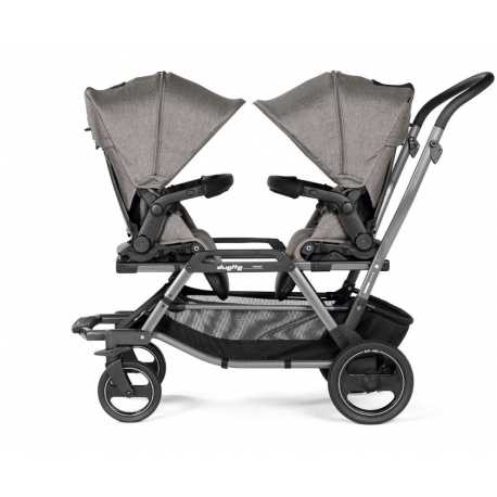 Βάση καροτσιού διδύμων Peg Perego Duette Piroet Silver - Black