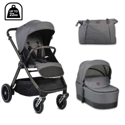 Καρότσι και port-bebe Cangaroo Macan Grey