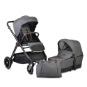 Καρότσι και port-bebe Cangaroo Macan Grey