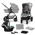 Σύστημα μεταφοράς 3 σε 1 Kinderkraft Moov CT Mink Pro Grey