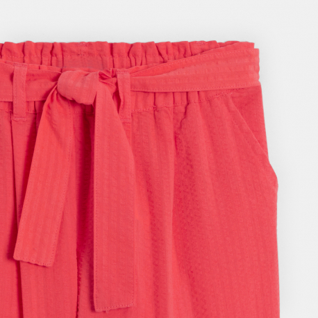 Okaidi Pantalon chino uni jaune Fille