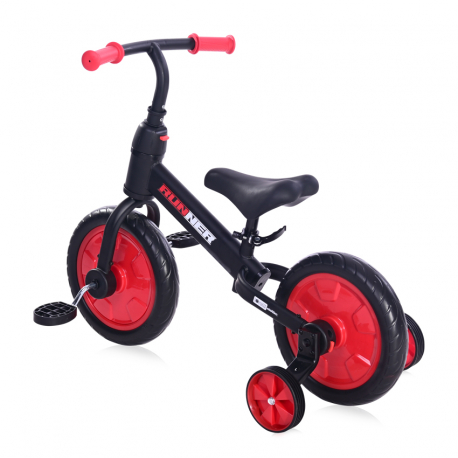 Ποδήλατο ισορροπίας Lorelli® Runner 2 σε 1 Black &amp; Red