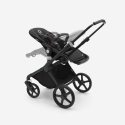 Καρότσι και port-bebe Bugaboo Fox Cub Complete Black - Desert Beige