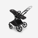 Καρότσι και port-bebe Bugaboo Fox Cub Complete Black - Desert Beige