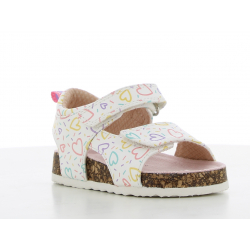 Πέδιλα για κορίτσι Safety Jogger Καρδιές White