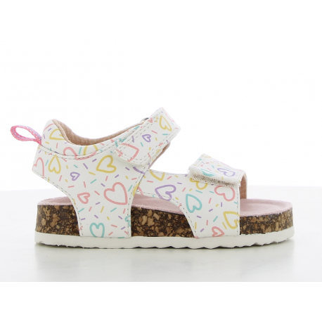 Πέδιλα για κορίτσι Safety Jogger Καρδιές White