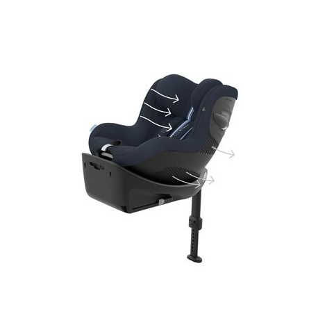 Κάθισμα αυτοκινήτου Cybex Gold Sirona G i-Size Moon Black 61-105 cm