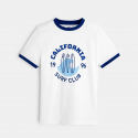 Okaidi T-shirt manches courtes surf club blanc Garcon