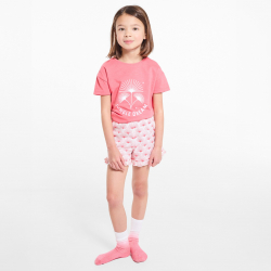 Okaidi Pyjama-short en jersey corail Fille
